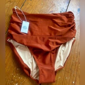 Livy & Kate Rust Bikini Swim Bottom size XL (NWT)